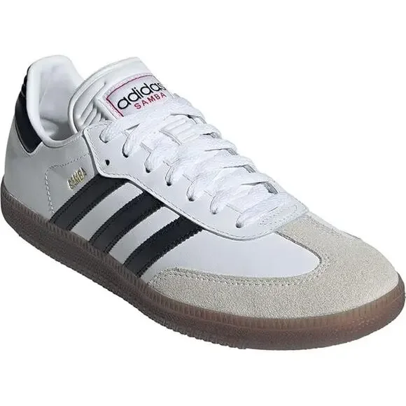 NWT adidas Samba Indoor Shoes White/Black/Vivid Red Men’s 7.5